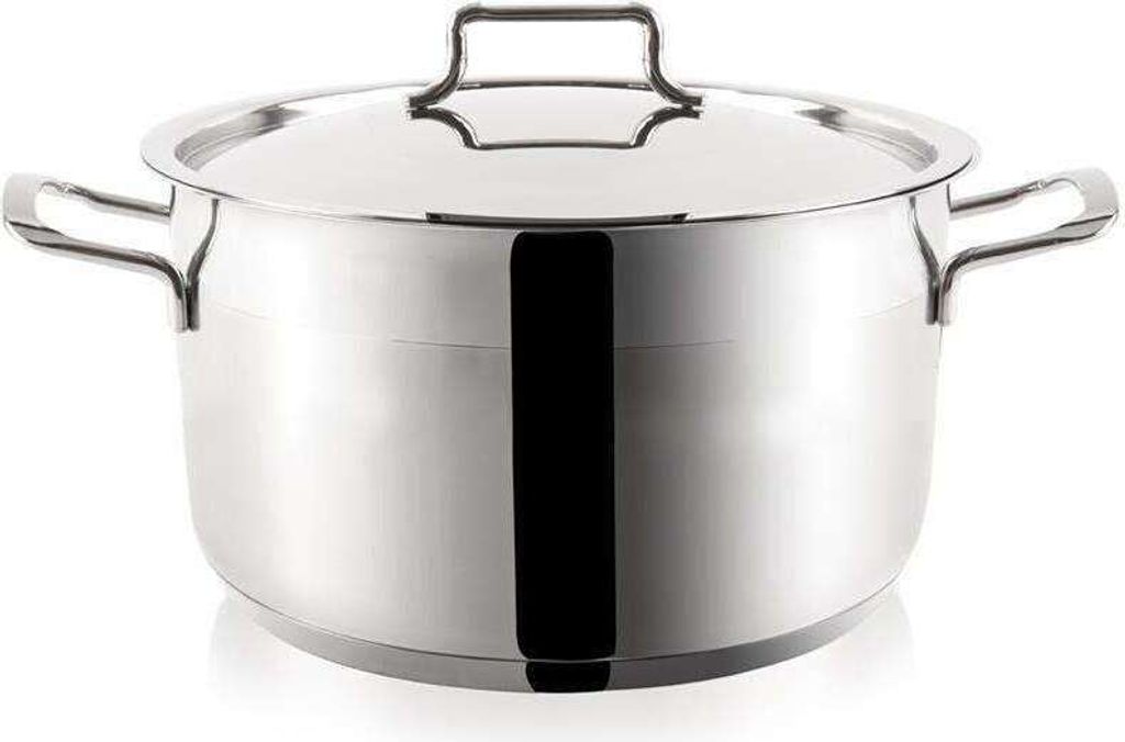 ORION Kochtopf Stahltopf mit Deckel 18/10 PREMIUM Induktion 3l