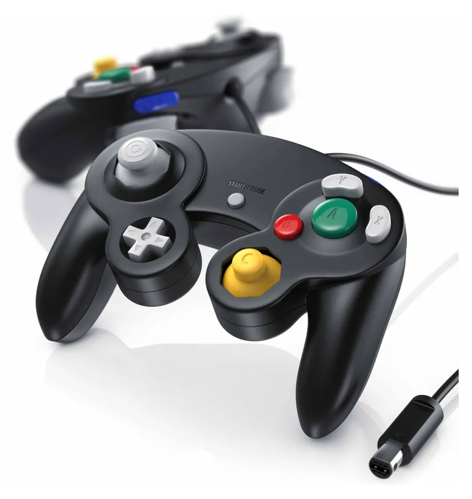 Manette GameCube à vibrations pour Wii, ergonomie CSL lot de 2
