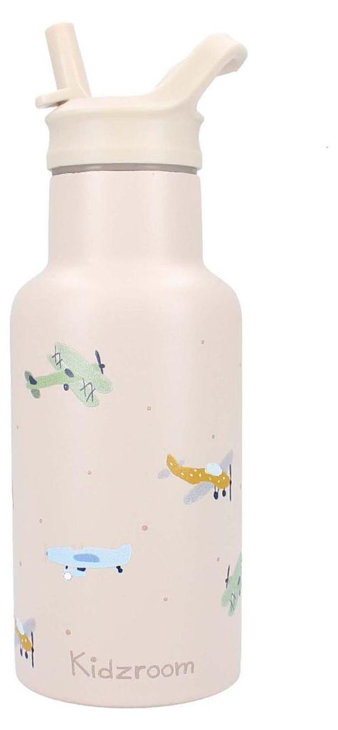 Kidzroom Trinkflasche Flugzeuge 350ml - isolierte Produktbild 