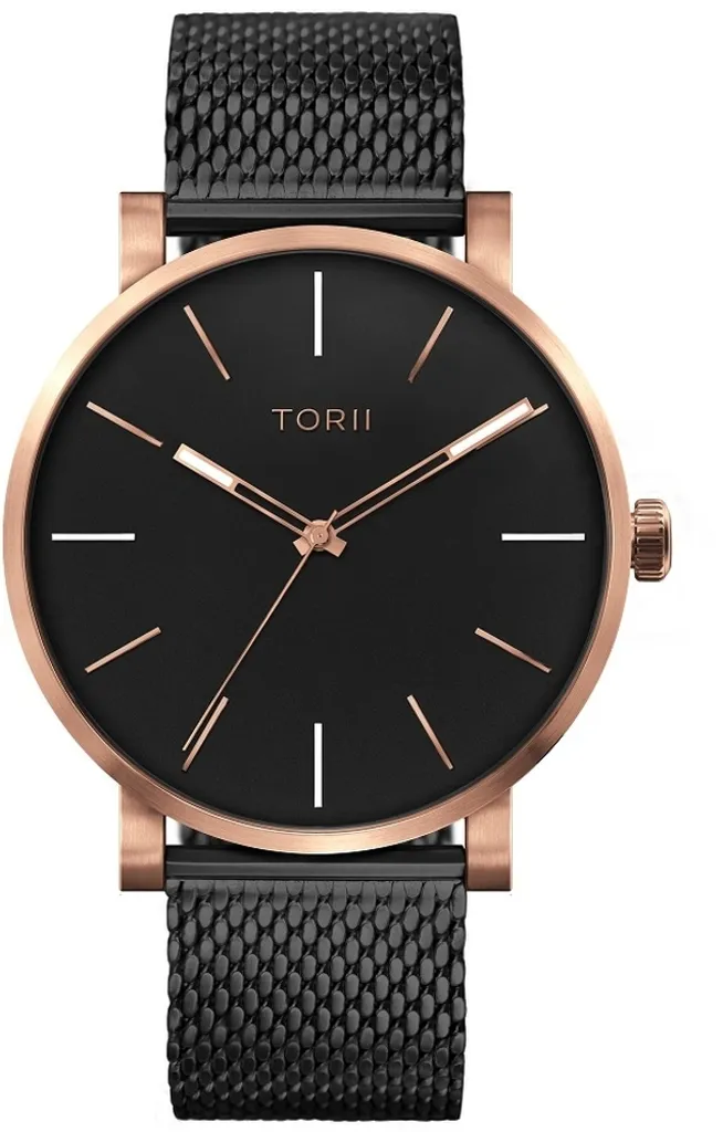Montre Homme pour Nager Modèle TORII R45BG.BR Design Classique Noir