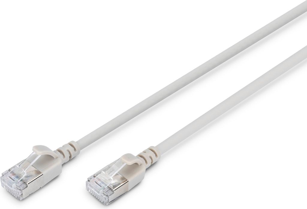 DIGITUS CAT 6A F-FTP SlimPatchk.,CU,LSZH AWG 32/7, 1.5m,Grau