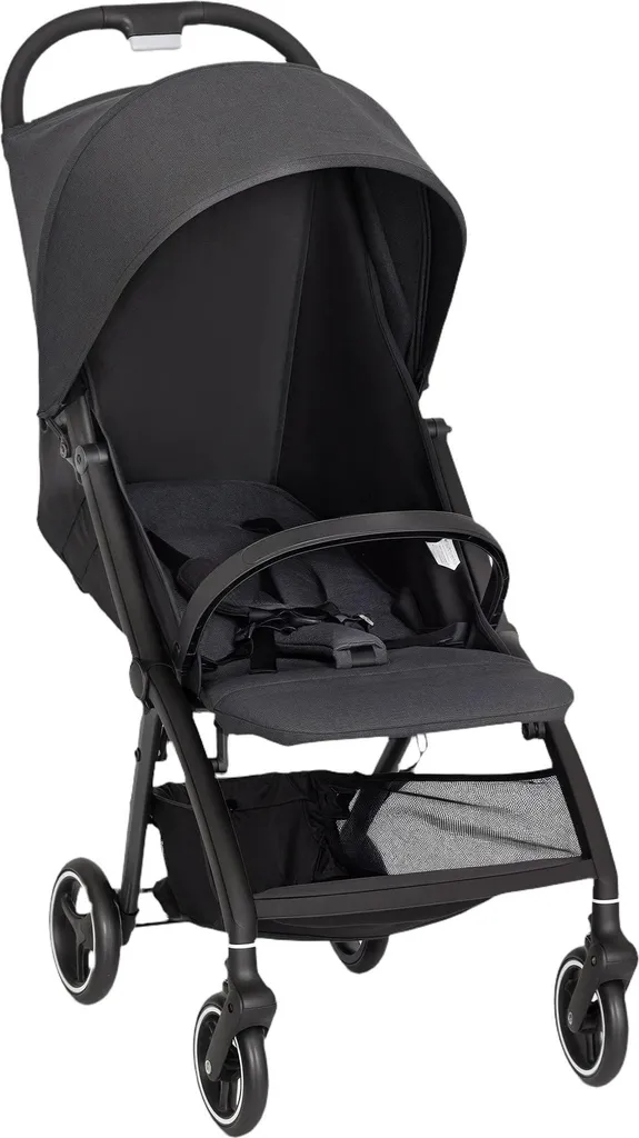 Poussette de Balade Légère pour Enfant - Buggy Pliable Grise Idéale pour Sorties