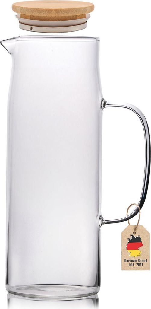 Caraffa Intirilife con coperchio in bambù in colore CHIARO Immagine del prodotto 