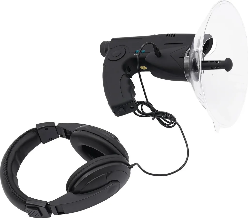 Microphone directionnel avec monoculaire 8x pour écoute de la nature