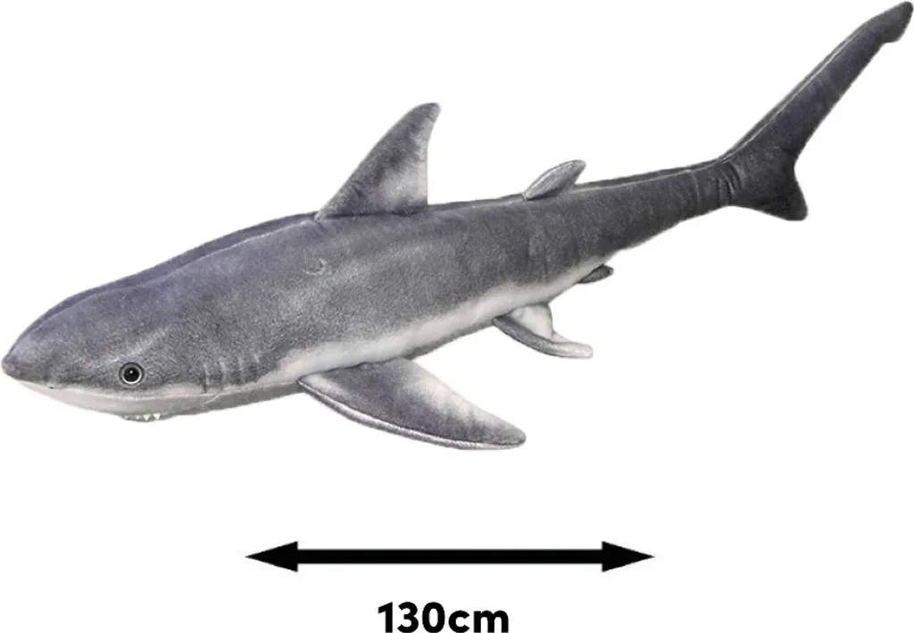 Peluche requin géante pour coussin d'allaitement et nuit enfant