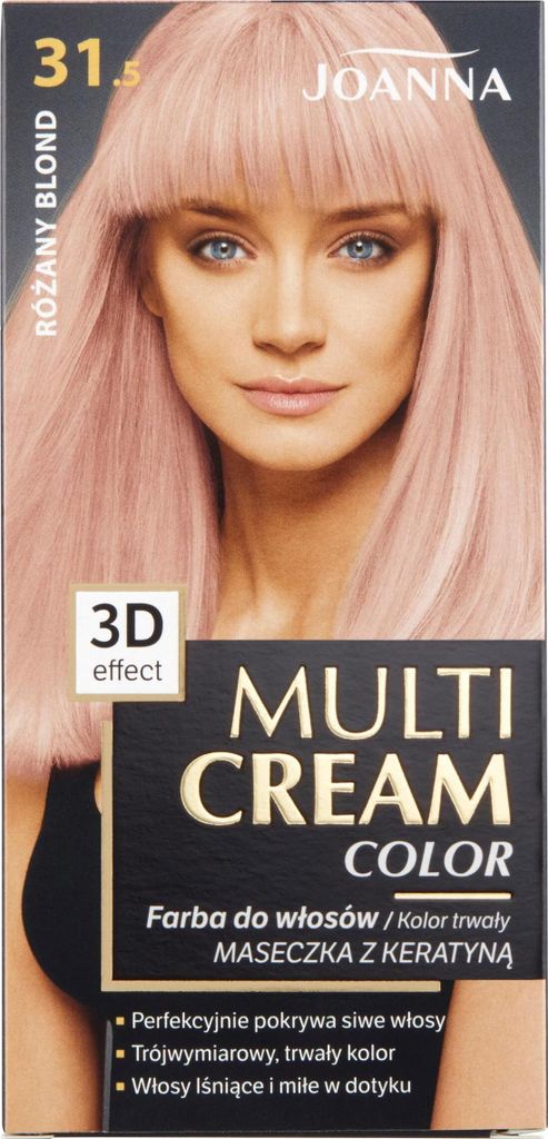 JOANNA Multi Cream Color Haarfärbemittel 31,5 Rose Blonde Produktbild 2