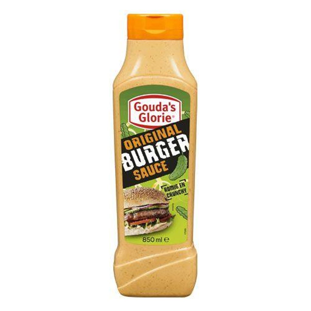 Gouda's Glorie Original Burger Sauce 850ml cremig süße Soße zu Burger & Fleisch