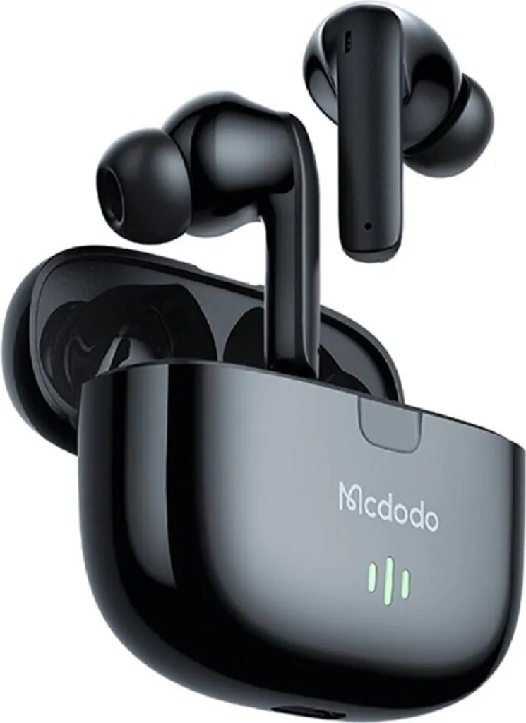Casque sans fil Bluetooth 5.1 TWS IPX4 Noir - Écouteurs Tactiles Série S