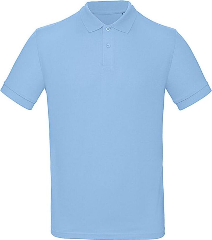 B&C - "Inspire" Poloshirt für Herren FK2502 (3XL) (Himmelblau)