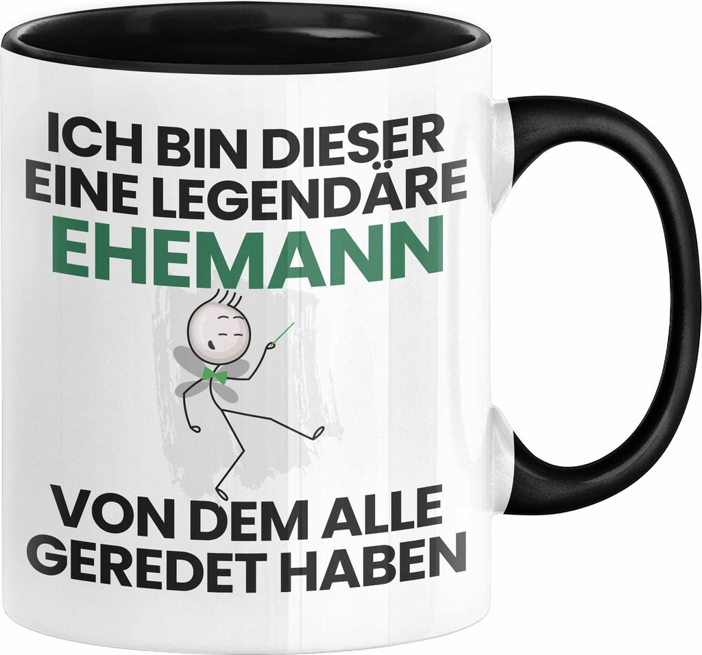 Ehemann Geschenk Tasse Lustige Geschenkidee Geburtstag für Ehemann Ich Bin Dieser Legendäre Ehemann Von Dem Alle Geredet Haben Kaffee-Becher (Sch...