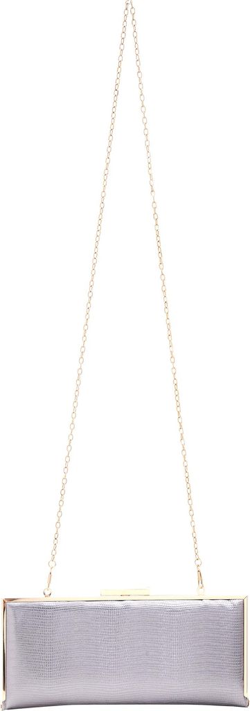 Graue Damen Handtasche mit integriertem Karten- und Bargeldfach, robust, 25x11x1.5 cm