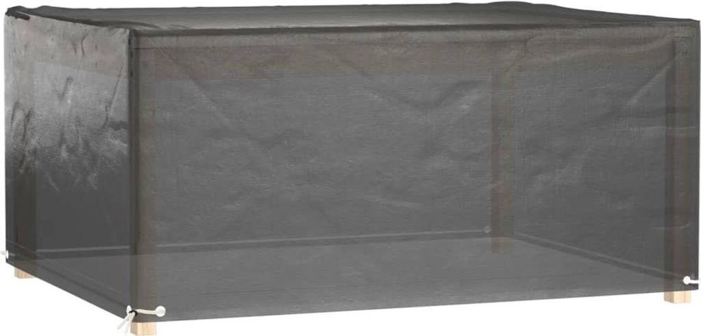 vidaXL Gartenmöbel-Abdeckungen 2 Stk. 8 Ösen 180x135x80 cm Rechteckig