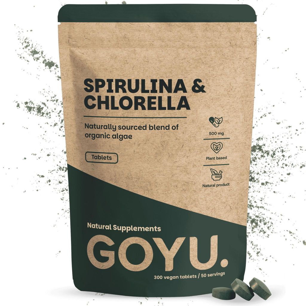 Spirulina Chlorella Tabletten 500 mg