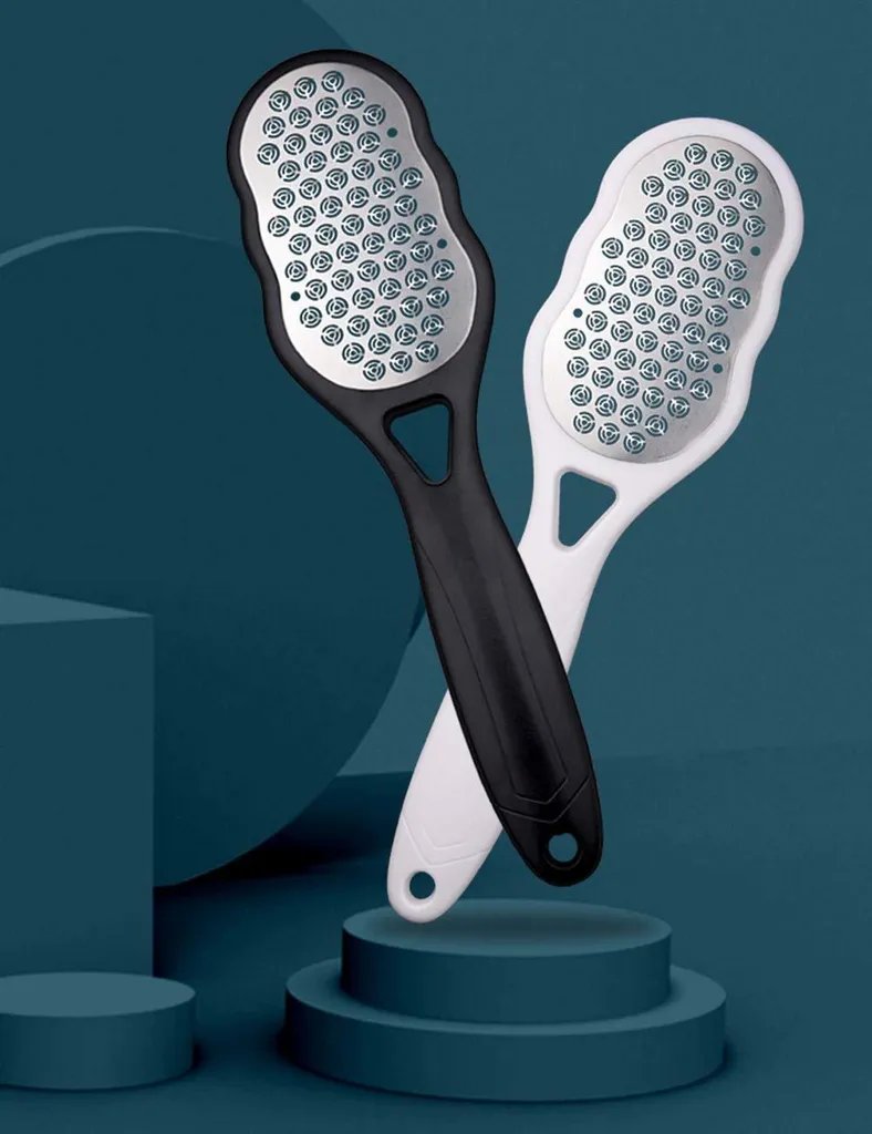 Lime à pieds robuste en acier inoxydable avec manche ergonomique