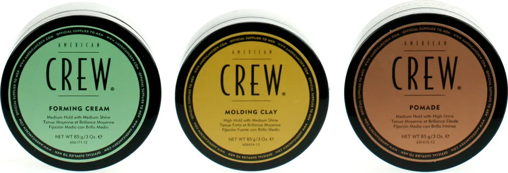 Set Regalo American Crew: 3 Styling Pucks 85g - Qualità Premium Uomo