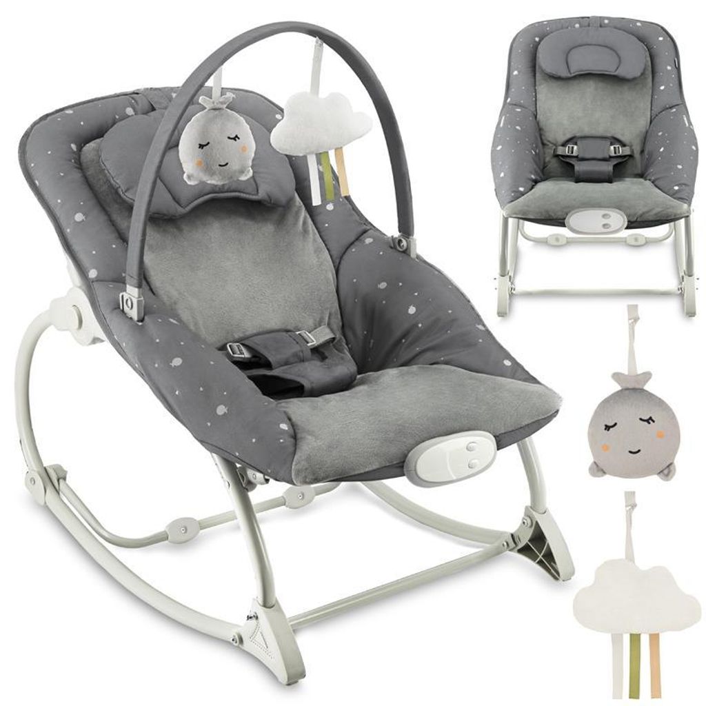 MoMi LAPIS – Elektrische Babywippe mit Musikmodul (8 Produktbild 