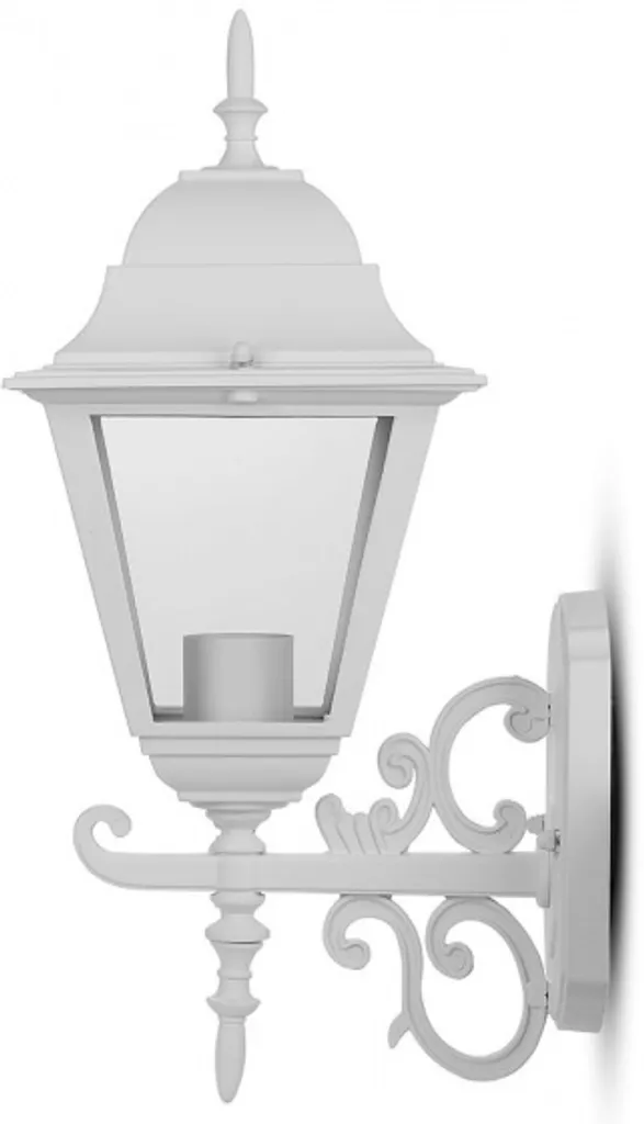 Lanterne murale extérieure blanche en aluminium V-TAC 761 IP44 E27