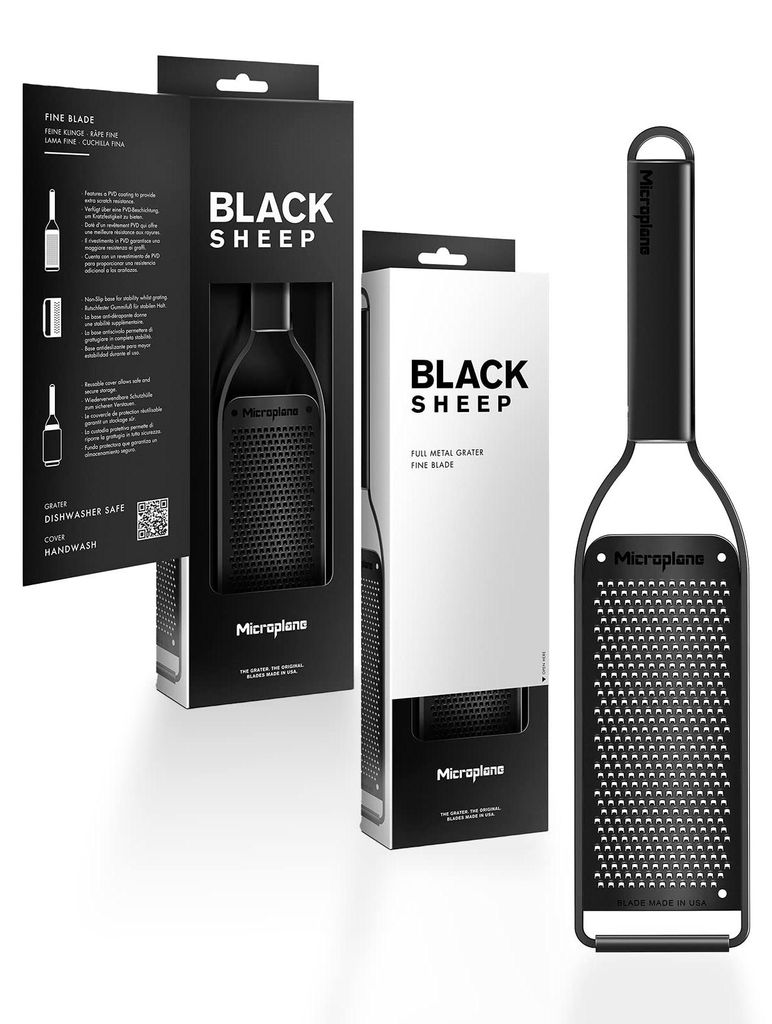 Strúhadlo Microplane, jemné, Black Sheep, čierne Obrázok produktu 
