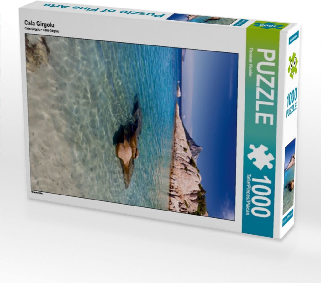 Calvendo Cala Girgolu 1000 Teile Puzzle hoch 480x640mm, Kuehn Thomas; 7389411