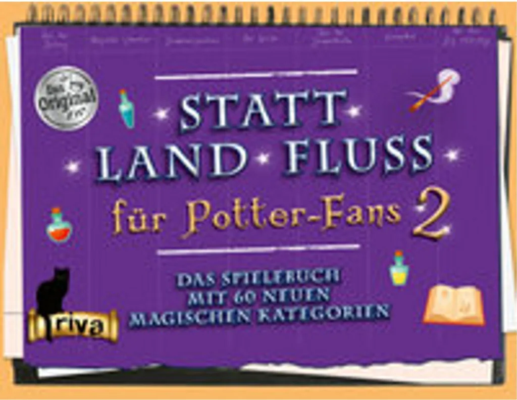 Jeu du Petit Bac Thématique Sorcellerie Statt Land Fluss pour Amis 2
