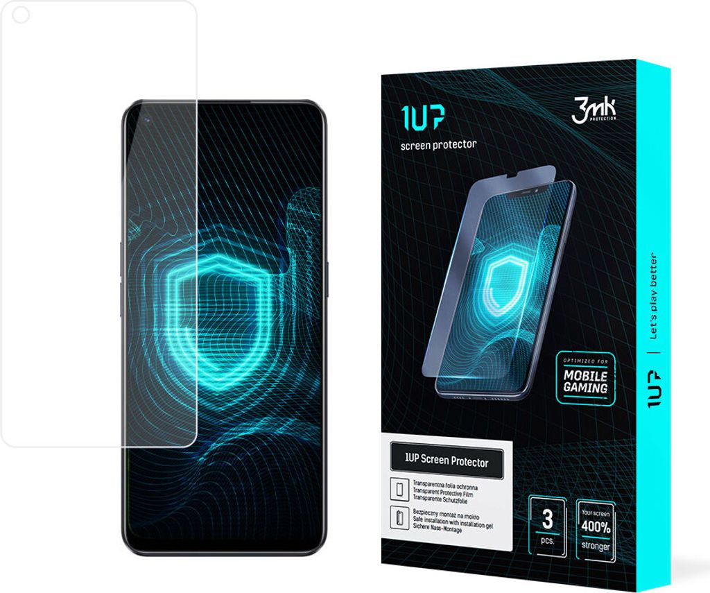 3mk Display Schutzfolie 1UP für Realme 9 4G transparent Gaming (3 Stück)