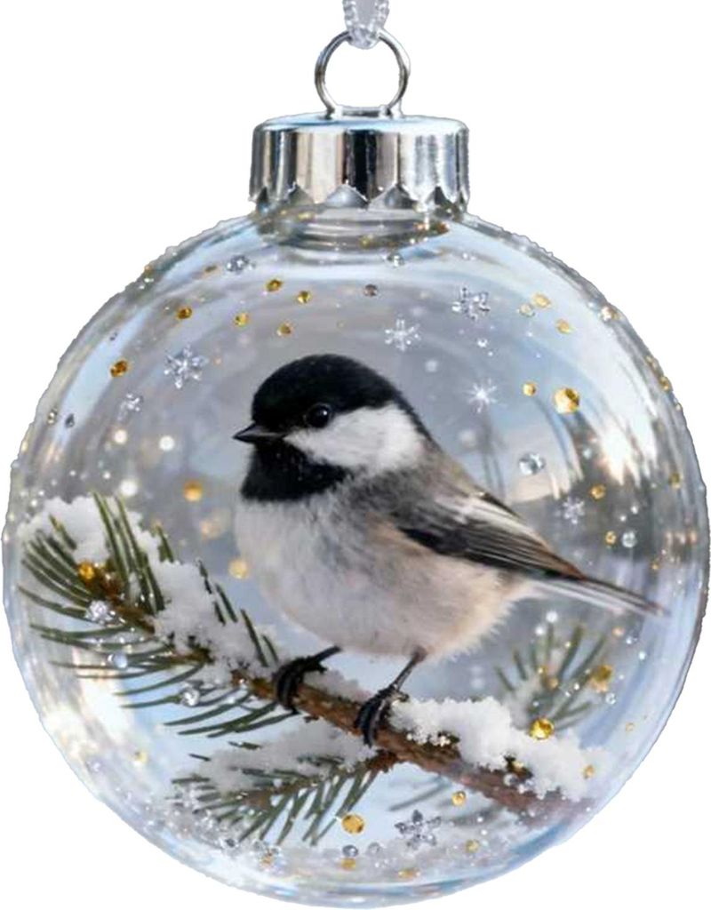 A clear, well-lit image of a single Christmas ornament.