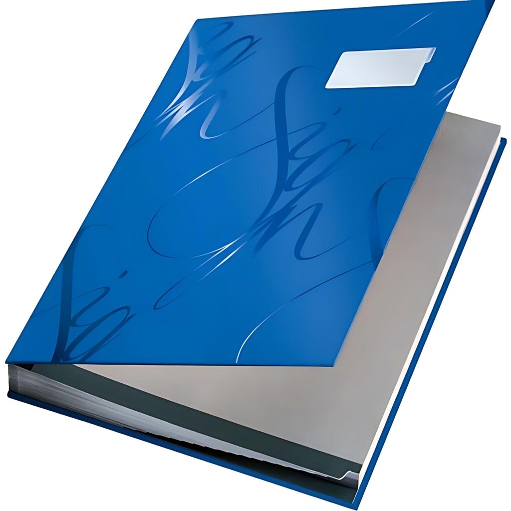 LEITZ Unterschriftenmappe Design 18 Fächer DIN A4 blau Produktbild 