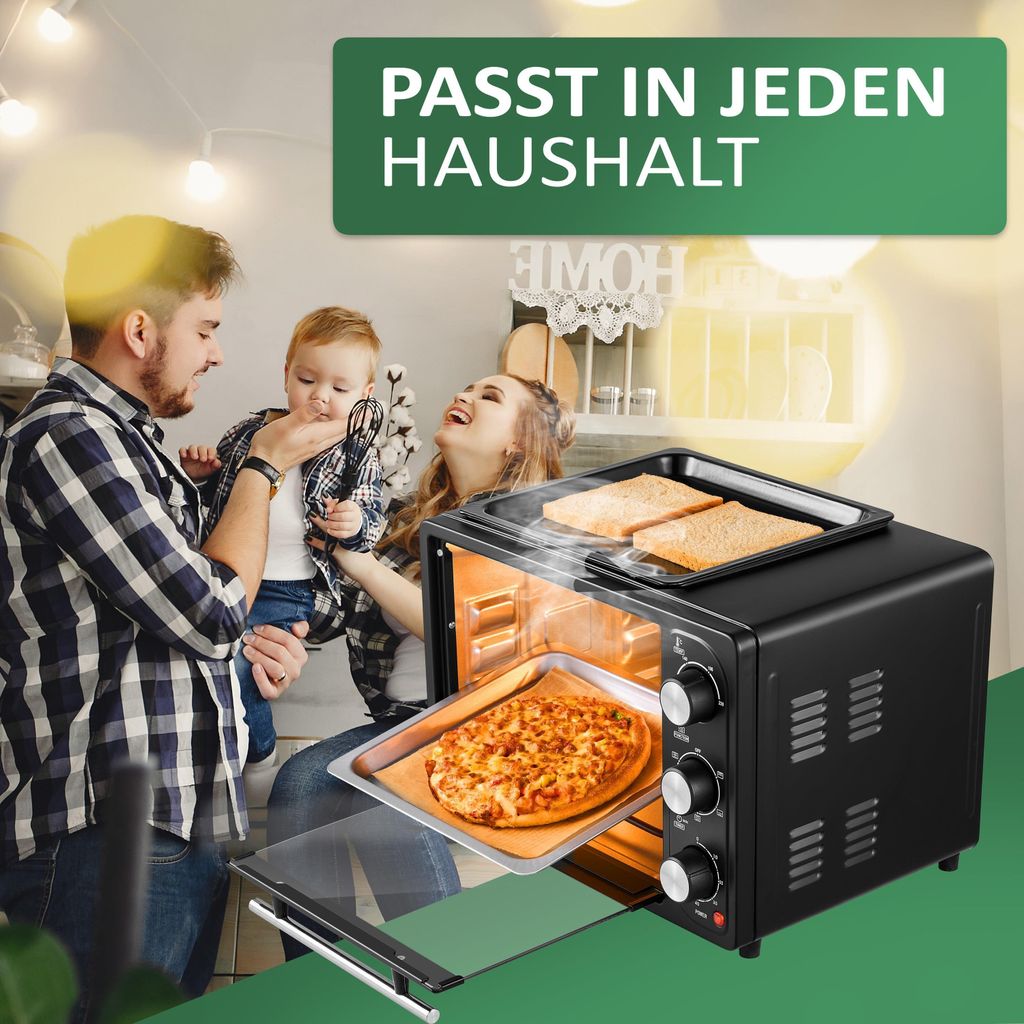 Steinborg 3 w 1 mini piekarnik z rusztem | 20 litrów | piec Zdjęcie produktu 3