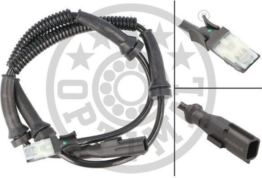 OPTIMAL ABS Sensor Raddrehzahl Vorne für OPEL Vivaro A Kastenwagen (X83) 06-S808