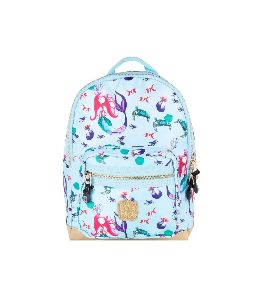 Sac à dos enfant idéal pour la maternelle Mermaid 7L bleu Pick & Pack