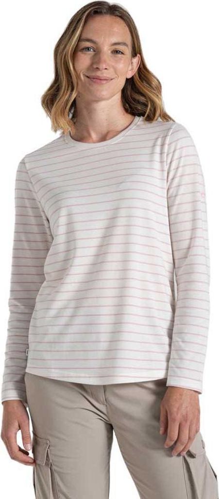 Craghoppers Nosilife Akona Langarm-t-shirt Beige 46 Damen Beige 46