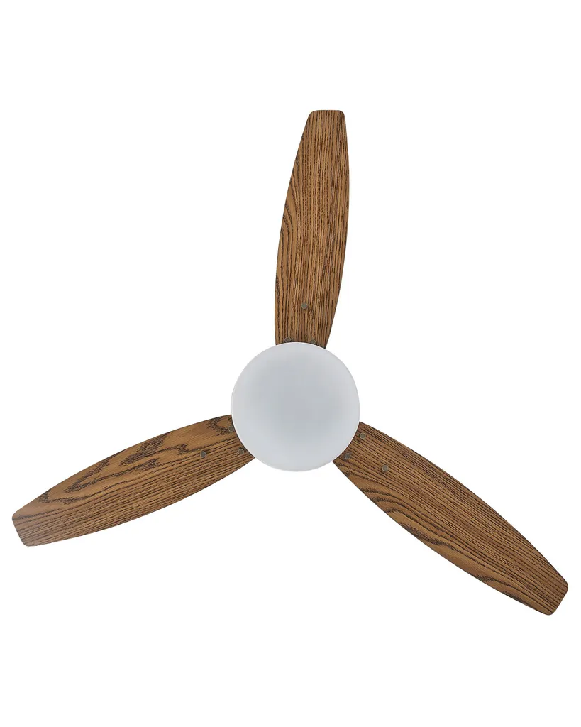 Ventilateur de plafond noir moderne Lumarko Mlava avec télécommande