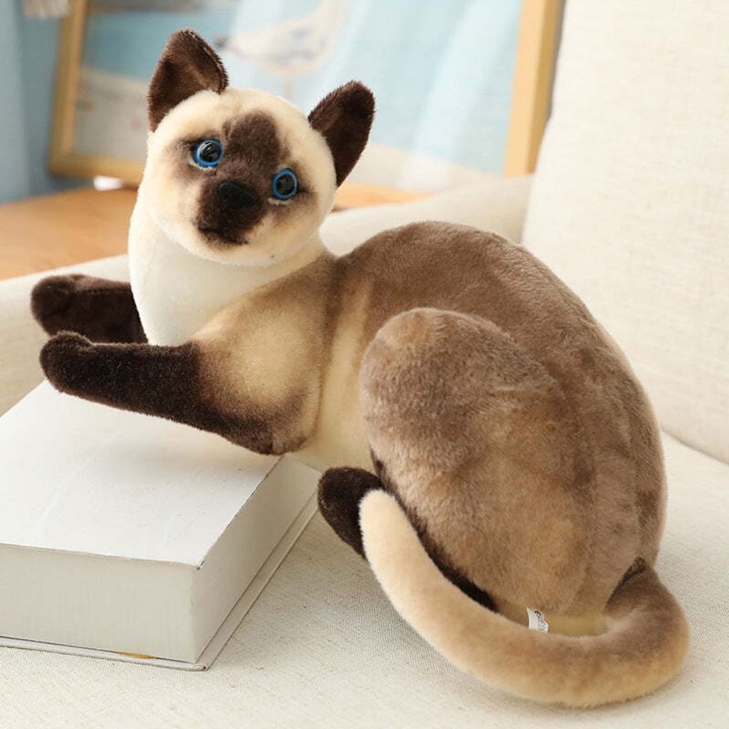 Katze Kuscheltier - 25 cm Plüschtier süßes Stofftier Produktbild 