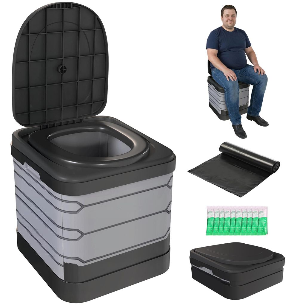 Sunvello Campingtoilette Faltbare Reisetoilette bis 150 kg Produktbild 