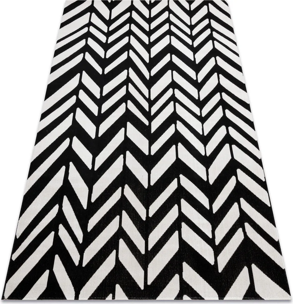 Tapis de Salon Intérieur et Extérieur Design Chevrons 160x220 cm