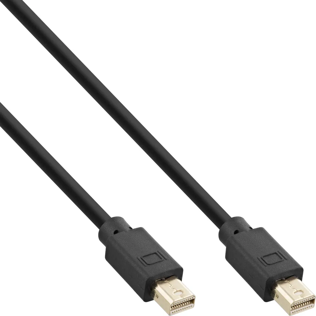 Cavo Adattatore InLine DisplayPort 1.4 Maschio-femmina Angolato 8K, 0.15m, Nero/oro