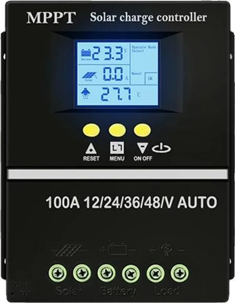 Controller MPPT 40A Professionale - Sistema 12/24/36/48V Auto-Detect