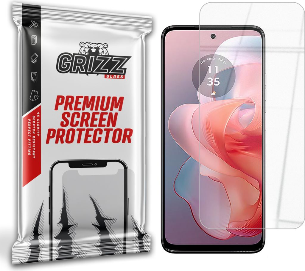 Hybriertes Glas GrizzGlass HybridGlass für Motorola Moto G Power 2024