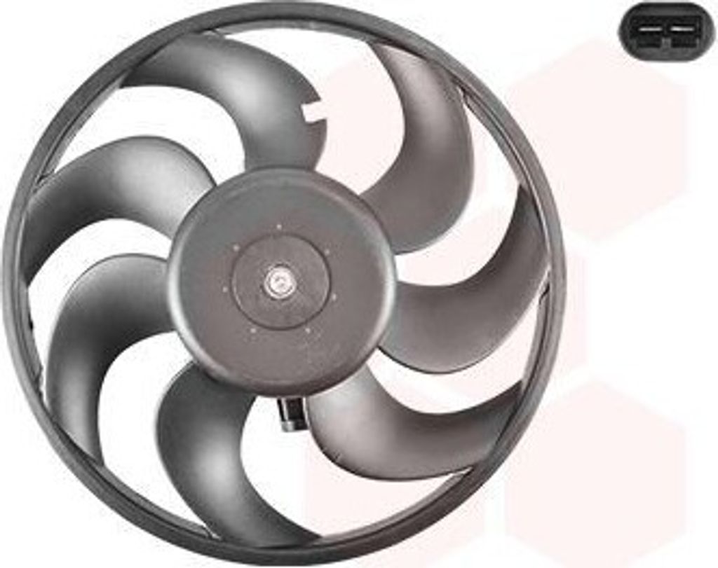 VAN WEZEL 3080746 Lüfter Motorkühlung Kühlerlüfter passend für MERCEDES-BENZ VIANO (W639) Wasserkühler Ø312mm