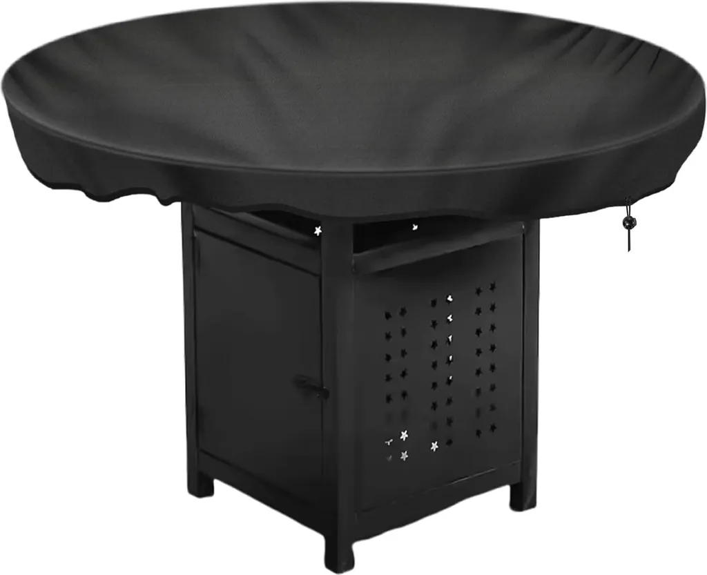 Housse barbecue 100 cm imperméable noire résistante aux UV et intempéries - 2