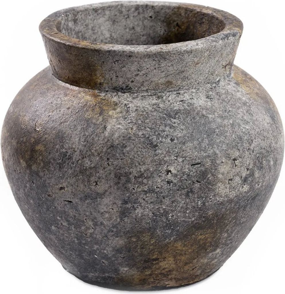 Die Funky Vase - Antikgrau - L
