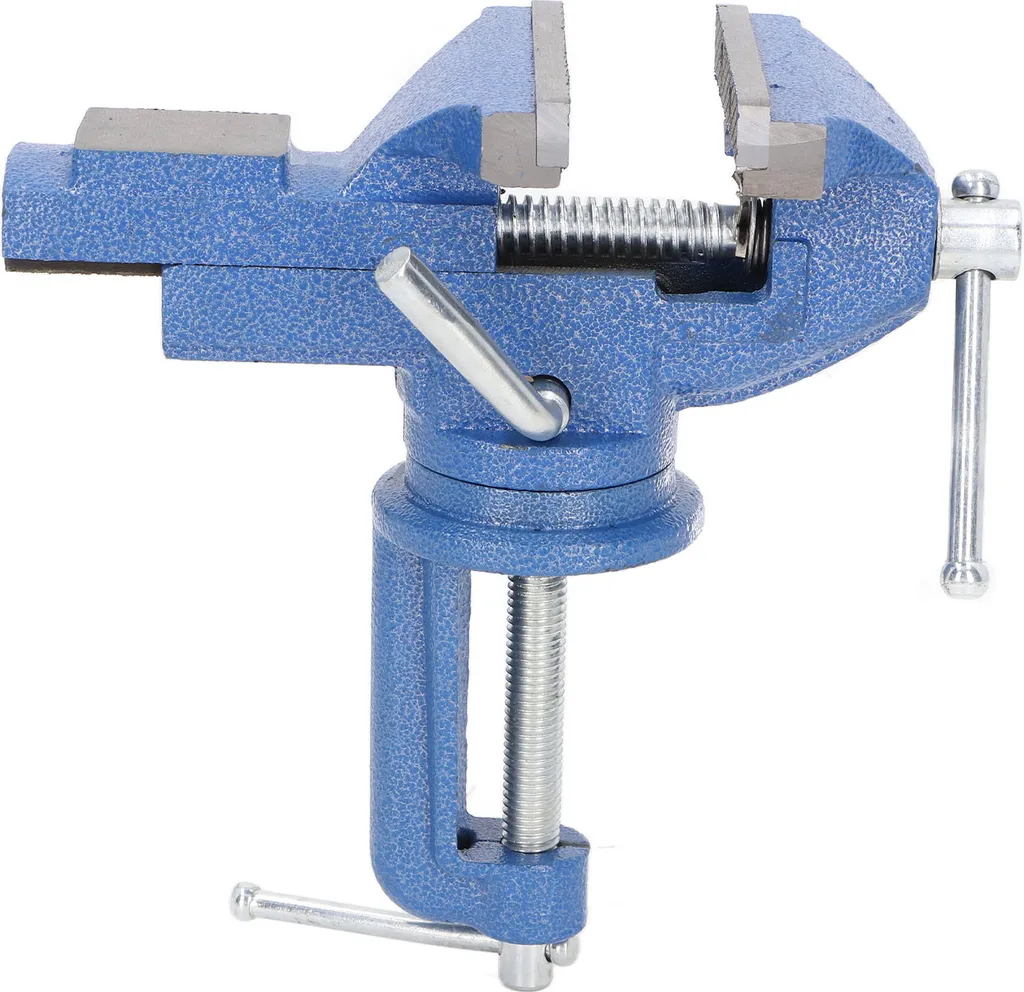 Étau de table 80mm pour bricolage et mécanique base rotative à 360° - 3
