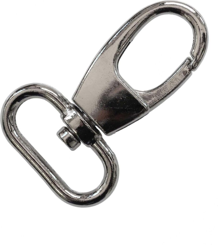 1 Bolzen-Karabiner Karabinerhaken div. Größen für Gurtband Hundeleinen Taschen