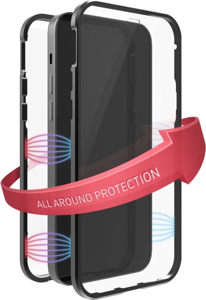 215190 Cover "360° Glass" für Apple iPhone 14 Pro Max, Schwarz (00215190)