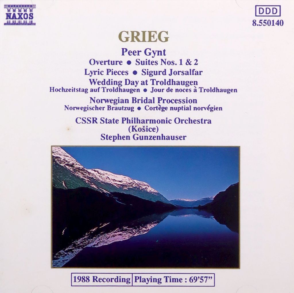 Grieg: Peer Gynt/lyric Pieces