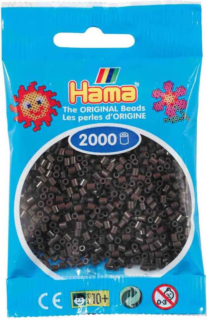HAMA 501-12 Mini Perlen im Beutel - Braun