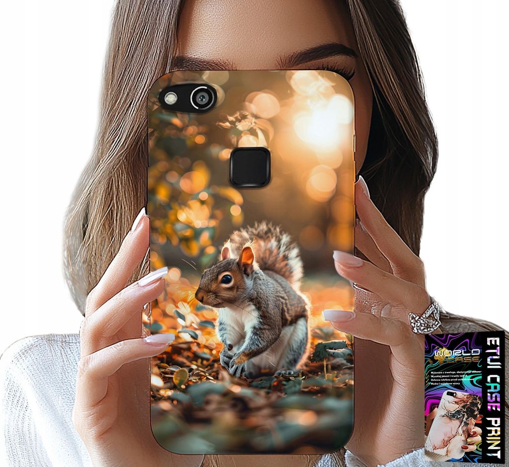 Hülle Für Huawei P10 Lite - Niedliches Eichhörnchen, Hülle Mit Eigenem Motiv