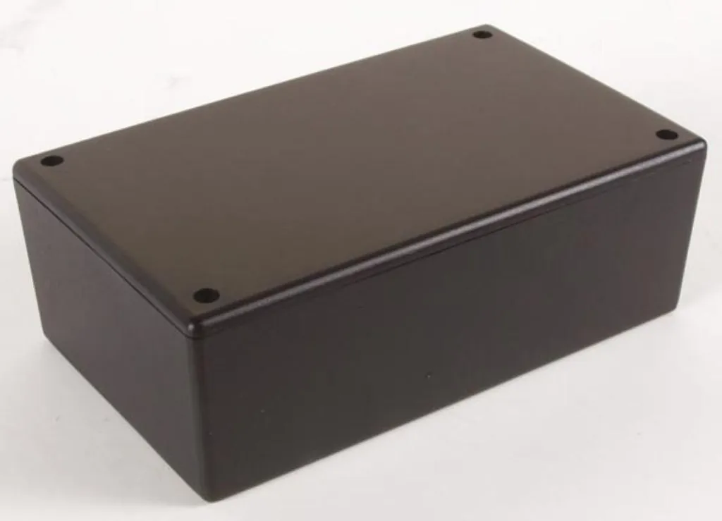 Boîtier Électronique ABS Noir 160x95x55 mm - Résistant et Hermétique
