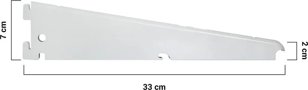 Support d'étagère filaire blanc pour dressing et buanderie modulable - 3