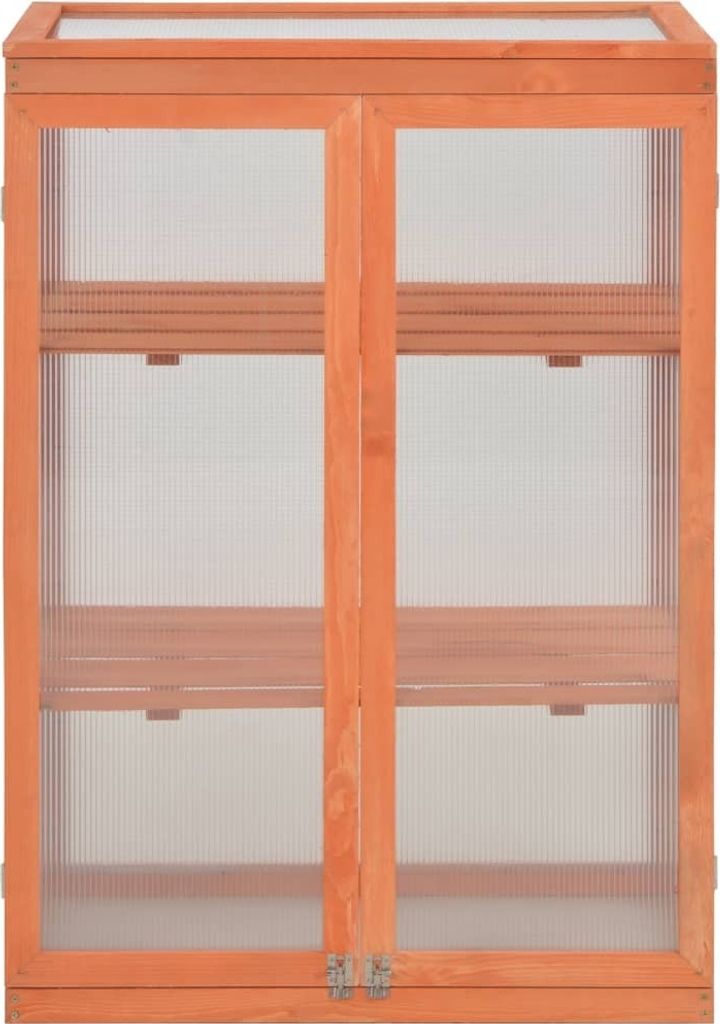 vidaXL Gewächshaus-Schrank Holz 75x47x109 cm Produktbild 8